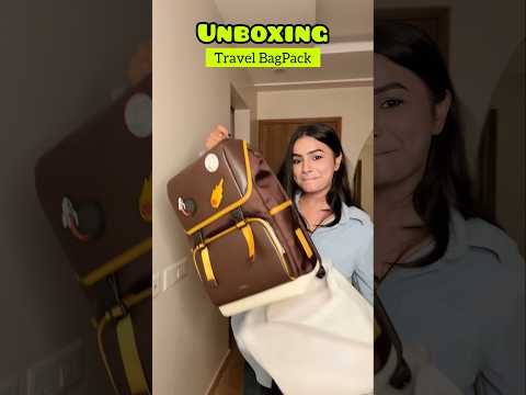Unboxing Cute BagPack ? #crafteraditi #unboxing #shorts #ledbag #ASMR #satisfying @CrafterAditi thumbnail