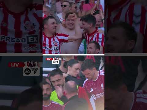Sunderland, UEFA Avrupa Ligi biletini almayı başardı. Tribünler, büyük coşku yaşadı! #shorts thumbnail