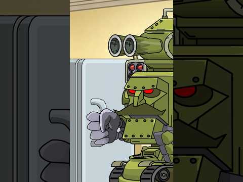 TANK in the fridge #battle #tank #animation #homeanimations #cartoon thumbnail