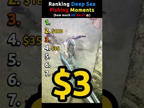 Ranking Deep Sea Fishing Moments Pt.14 | can't believe he earn that much 🤯 #deepseafishing thumbnail