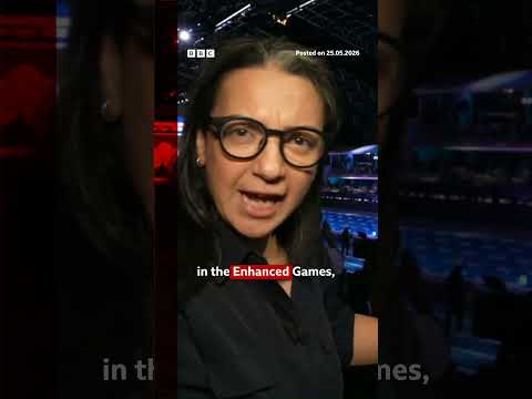 Who beat a world record at the Enhanced Games? #LasVegas #BBCNews thumbnail