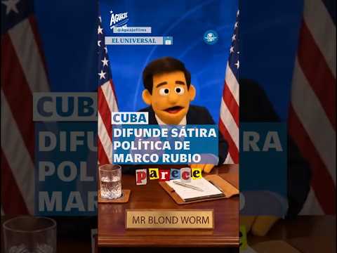 Cuba acusa a Marco Rubio de instigar una agresión militar; lanza sátira en su contra #shorts thumbnail