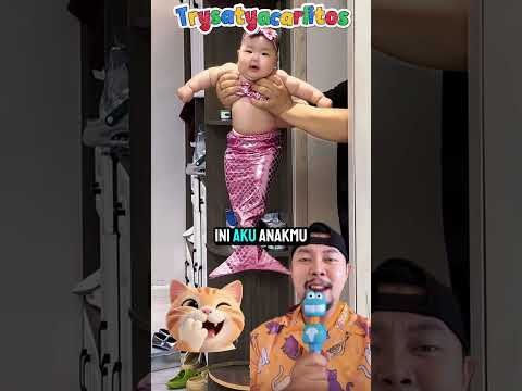 Bayi duyung pinky!!!?😘🩷 #comedy  #shorts thumbnail