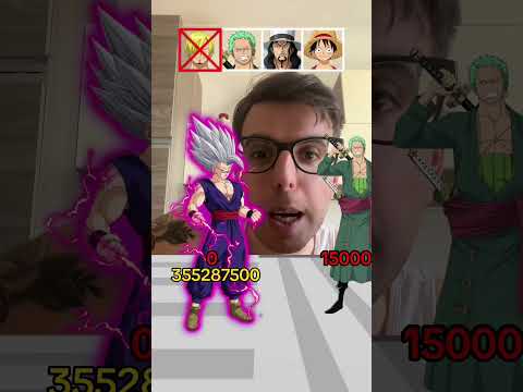DEVO SCONFIGGERE TUTTI I PERSONAGGI DI ONE PIECE CON GOHAN  PARTE 2 thumbnail