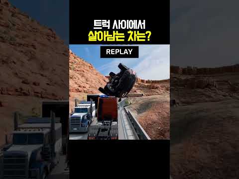 트럭 사이에서 살아남는 차는? thumbnail