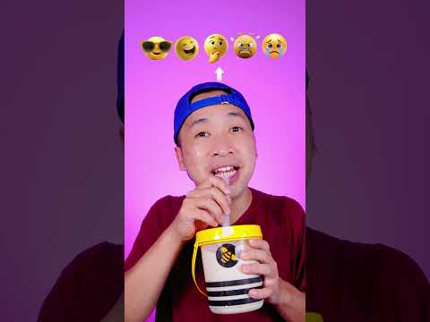Minum Boba Sesuai Emoji Ekspresi🧋 #asmr #mukbang #makansesuaiemoji #videomakan #videolucu thumbnail