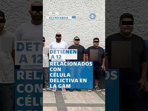 Capturan a célula delictiva en Gustavo A. Madero con armas y narcóticos #shorts thumbnail