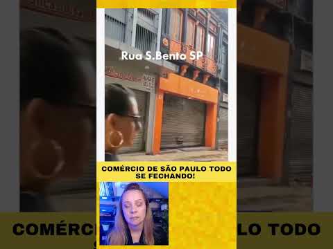 Olha como está o comércio de São Paulo! Tudo fechado! #brasil thumbnail