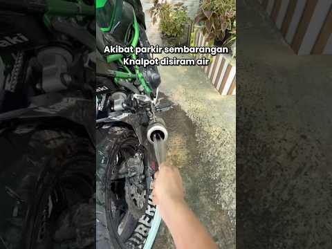 Jangan parkir sembarangan #automobile #modifikasimotor #motoran #youtubeshorts thumbnail