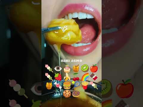 ASMR Eating Honey Treats 🍯 | Satisfying Crunchy & Soft Sounds #Shorts #asmr thumbnail