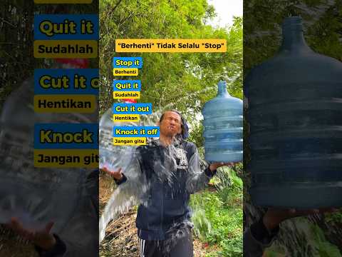 "Berhenti" Tidak Selalu "Stop" #english #learnenglish #bahasainggris thumbnail