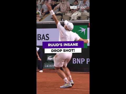 Casper Ruud's rudest drop shot! #tennis ##rolandgarros #beINRolandGarros thumbnail
