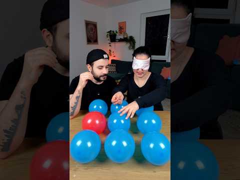 انتبه : لا تفجر البالون 🤣 #shorts thumbnail