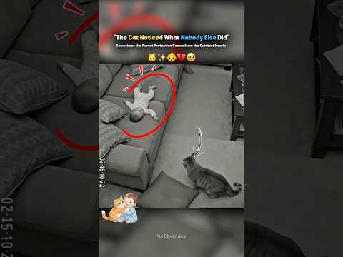 The Cat Noticed What Nobody Else Did — Sometimes the Purest Protection Comes Quietly with Love 🐾💛 thumbnail