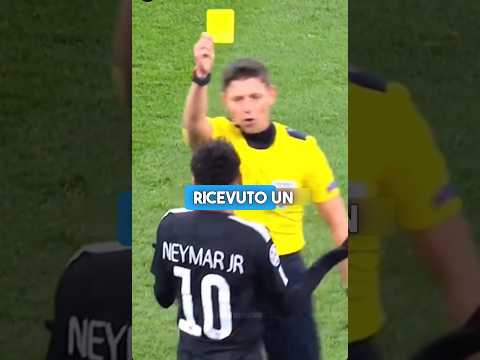 NEYMAR HA PRESO CARTELLINO PER AVER DRIBBLATO TROPPO😱⚽️ #calcio #neymar #arbitro thumbnail