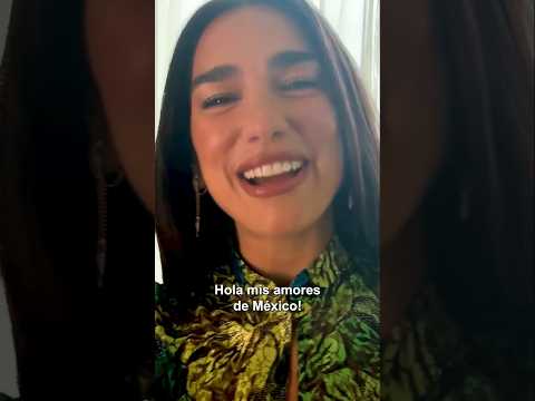 Así vivimos en 🇲🇽 el 'Dua Lipa - Live From Mexico' cantando ‘Oye Mi Amor’ de Maná x Dua lipa 🌹 thumbnail