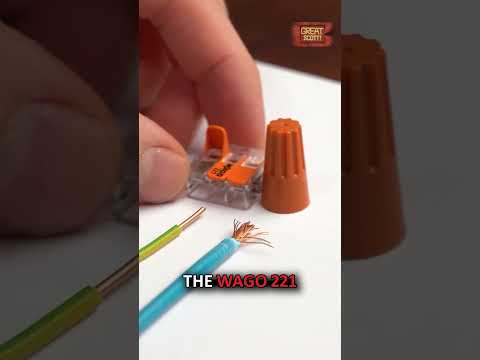 This Connector Helps you to Wire up FAST! #wago #wire #wirenut #electrician #electronics thumbnail