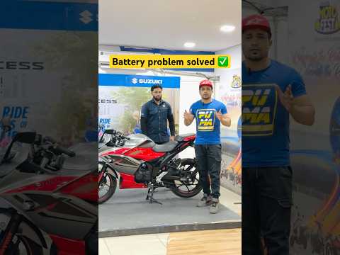 BATTERY DISCHARGED problem solved✅ #farazstuntrider #superbikes #bikers #bike thumbnail
