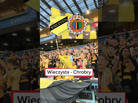 WIECZYSTA - CHROBRY: KIBICE OBU EKIP W WALCE O EKSTRAKLASĘ #shorts thumbnail