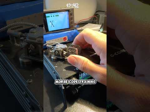 Just a few letters! #hobby #practice #hamradio #morsecode #radiooperator thumbnail