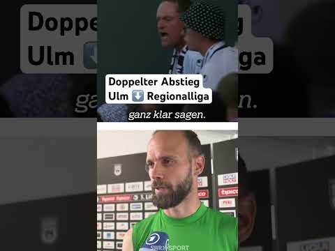 Der SSV Ulm 1846 Fußball steigt zweimal in Folge ab und spielt nächstes Jahr in der Regionalliga. thumbnail