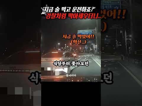 '지금 술먹고 운전하죠?' 식당부터 쫓아오던 과학 5호기가 경찰처럼 막고는.. thumbnail