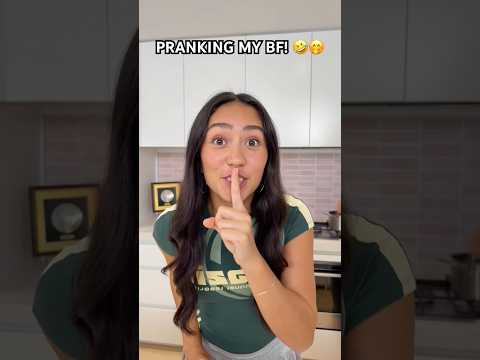 CHOCOLATE MILK PRANK ON MY BF ?? #prank thumbnail