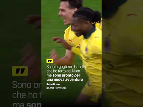Sirene straniere per Rafa #Leao 🚨 Le parole del portoghese sul suo futuro ⚠️ #Milan #DAZN thumbnail