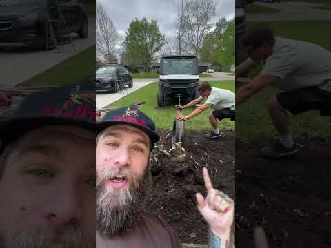 How to remove tree stumps #jeeplife #offroad #jeepwrangler #4x4 #cars #car #ford #offroading #shorts thumbnail
