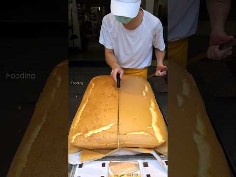 놀라운 대만 청년의 대왕 카스테라 #streetfood thumbnail