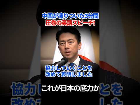 中国絶句…進次郎の「ガチ英語スピーチ」が凄すぎて現場が凍りついた瞬間 #小泉進次郎 #フィリピン #記者会見 #テオドロ防衛大臣 #koizumishinjiro thumbnail