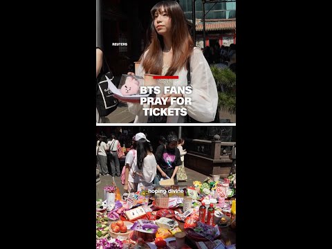 BTS fans pray for tickets thumbnail