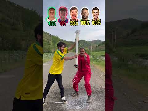YouTubers vs Footballers! Who Is Faster?! #football #trending #youtuber #shorts thumbnail
