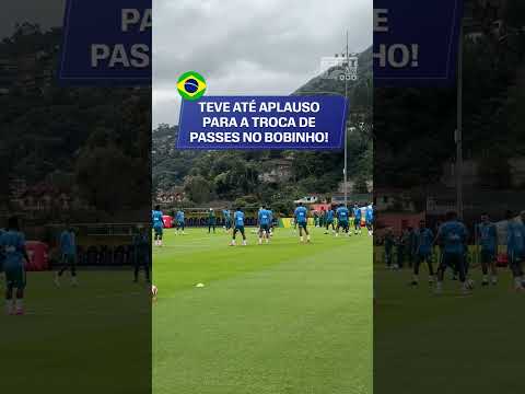 TEVE ATÉ APLAUSO PRA TROCA DE PASSES NO BOBINHO 👏🇧🇷 #shorts thumbnail