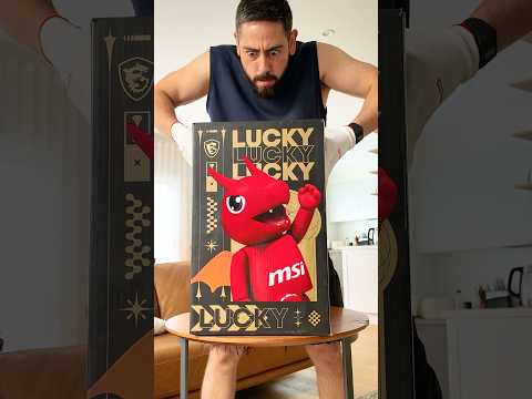 Unboxing Limited MSI Lucky Dragon Toy #gift thumbnail