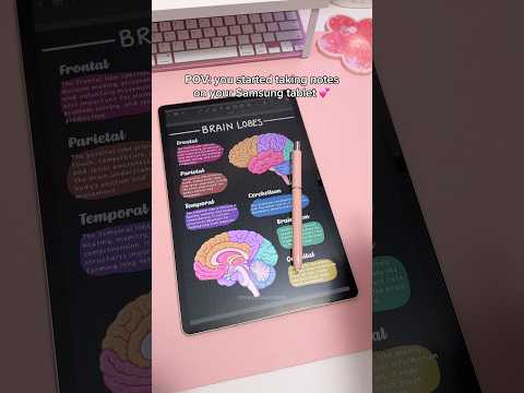digital note taking 💕 | samsung tablet | penly android app | aesthetic study notes thumbnail
