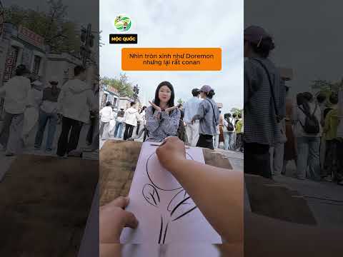 Anh chàng vẽ cô gái xinh như hoa hướng dương cho may mắn #shorts thumbnail