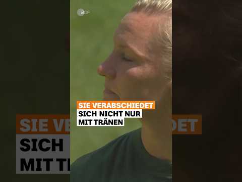 Ihren Abschied wollte sie einfach nur genießen ? | sportstudio | #shorts thumbnail
