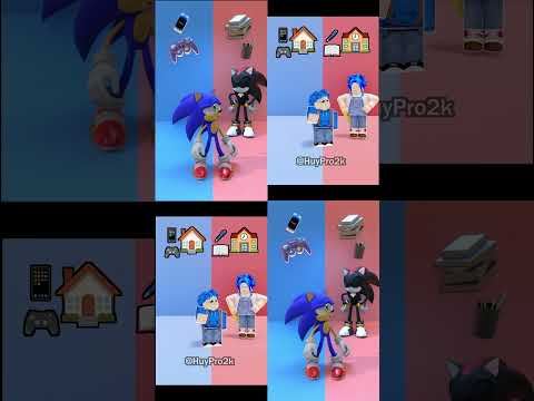 Sonic Chọn Đi Học Hay Đi Chơi vs Original  #sonic #funnyshorts thumbnail