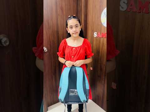 Samayra Bag 💼 lekar kahan ja rhi hai❓🤔😳 #shorts #samayranarula #siblings thumbnail