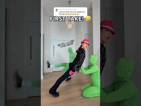 FAIL!🤣😭 - Jasmin and James #blooper #funny #couple #shorts thumbnail