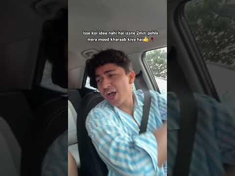 Meri lanka lagaane ke naad gaana gaata hua woh- #comedy #funny #relatable #sad #singing #car thumbnail