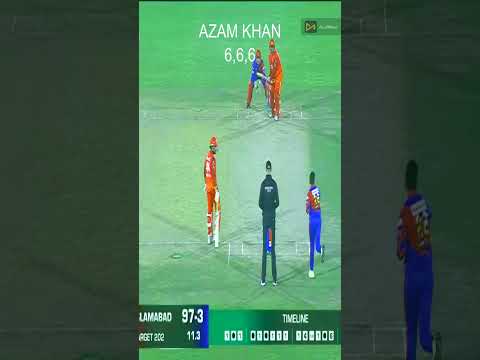 AZAM KHAN 6,6,6.#cricket /#shortvideo . thumbnail