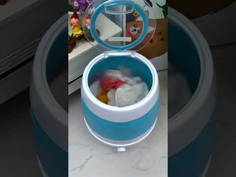 ✅ Quick laundry solution for busy lifestyles ( # 990 ) @MaviGadgets  Portable Mini Foldable Washer thumbnail