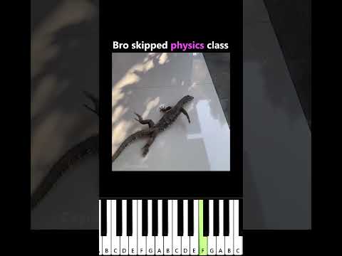 Bro skipped physics class thumbnail