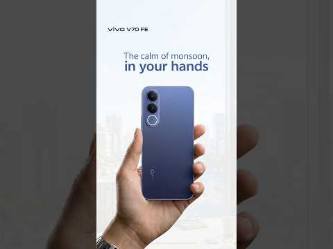 The vivo V70 FE in Monsoon Blue is all about easy on the eyes and hard to ignore. Buy now! thumbnail