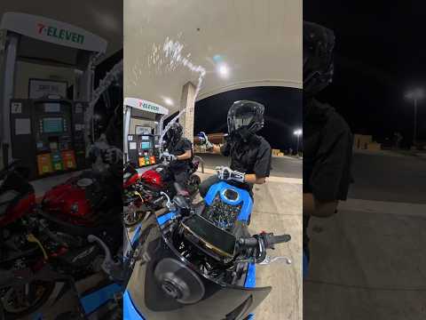 Air horn prank gone wrong......#biker #motorcycle thumbnail
