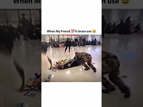 When my friend 💯% brain use 😆 thumbnail