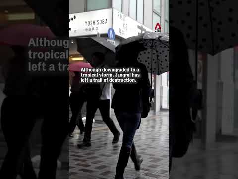 Tropical storm triggers floods and landslides in parts of Japan thumbnail