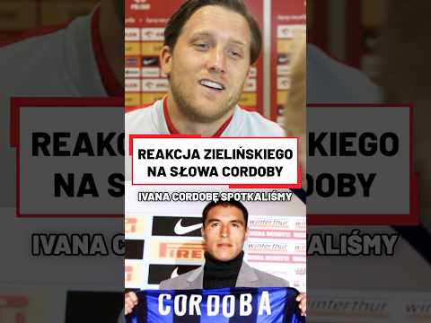 ZIELIŃSKI REAGUJE NA SŁOWA IVANA CORDOBY #shorts thumbnail